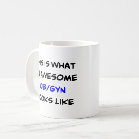 産婦人会素晴らし コーヒーマグカップ (正面左)