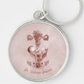 産婦人助産師フローラ産卵子卵巣 キーホルダー (正面)