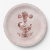 産婦人助産師フローラ産卵子卵巣 ペーパープレート (正面)