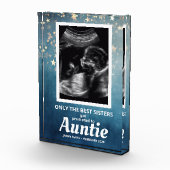 産婦人妊娠告知男の赤ちゃん超音波 フォトブロック (右)