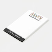 産婦人科パーソナライズされた産婦人科 ポストイット (アングル)