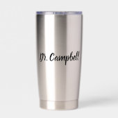 産婦人科パーソナライズされた産婦人科 保温保冷タンブラー (背面)