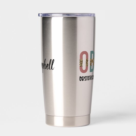 産婦人科パーソナライズされた産婦人科 保温保冷タンブラー (右面)