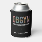 産婦人科パーソナライズされた産婦人科 缶クーラー (缶裏面)