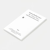 産婦人科医による医師の処方 ポストイット (アングル)