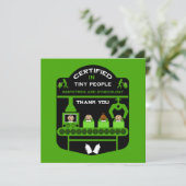 産婦人科医への感謝とお礼のギフト カード (スタンド正面)