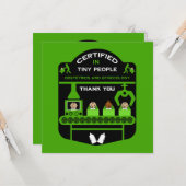 産婦人科医への感謝とお礼のギフト カード (正面/裏面インサイチュ)