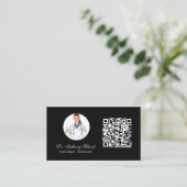 産婦人科医ブラック 名刺 (スタンド正面)