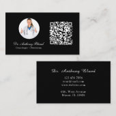 産婦人科医ブラック 名刺 (正面/裏面)