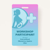 産婦人科医学会 バッジ (裏面)