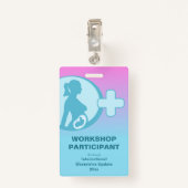 産婦人科医学会 バッジ (裏面クリップ)