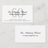 産婦人科医OBGYNバエレガントス 名刺 (正面/裏面)