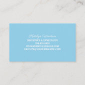 産婦人科妊婦の病棟ベビーブルー 名刺 (裏面)