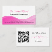 産婦人科婦人科医 名刺 (正面/裏面)