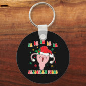 産婦人科Doula Christmas Fa La La La La Fallo キーホルダー (正面)