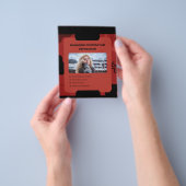 産後うつ病の認識を高めるデザイン チラシ (手)