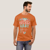 産後ナース母ベビーナース看護友人 Tシャツ (正面フル)