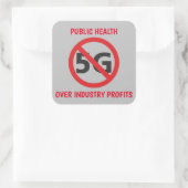 産業の利益に対する公衆衛生 スクエアシール (バッグ)