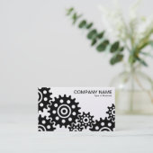 産業の車輪 – (金ゴールド) 名刺 (スタンド正面)