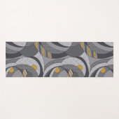 産業らせん状-グランジ抽象芸術インスパイア- ヨガマット (正面(横))