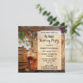 産業エレガントスタイルワイン試飲招待状 招待状 (スタンド正面)