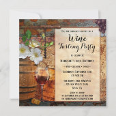 産業エレガントスタイルワイン試飲招待状 招待状 (正面)