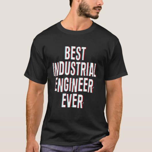産業エンジニアエバ最高のーエンジニアリングアパレル Tシャツ (正面)