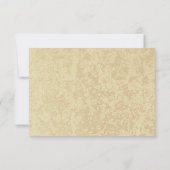 産業ギア素朴の結婚対応 出欠カード (裏面)