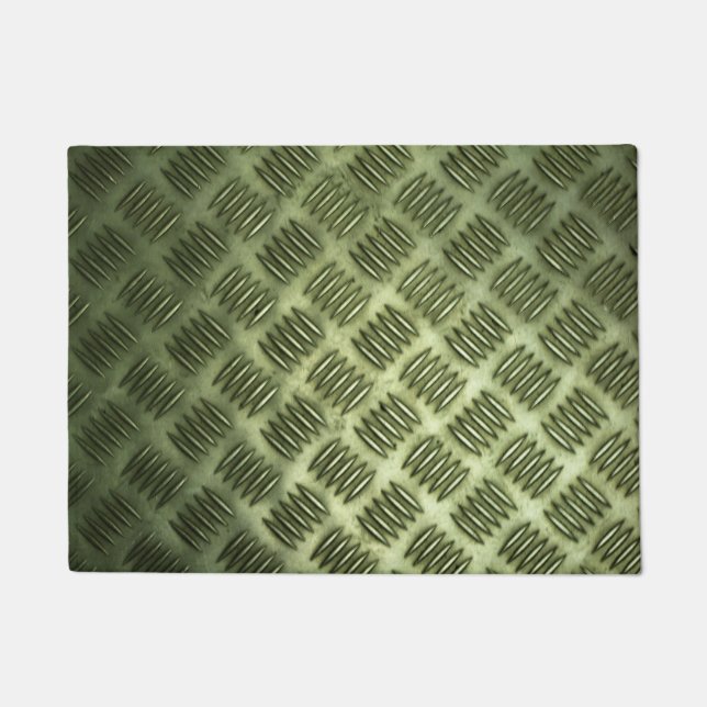 産業チェック模様の金属の鋼鉄フロアーリングの質 ドアマット (正面)