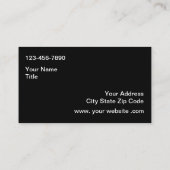 産業テーマ名刺 名刺 (裏面)