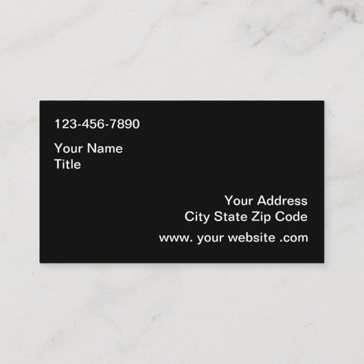 産業テーマ名刺 名刺 (裏面)