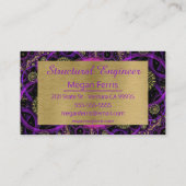 産業モダンカラフル名刺 名刺 (裏面)