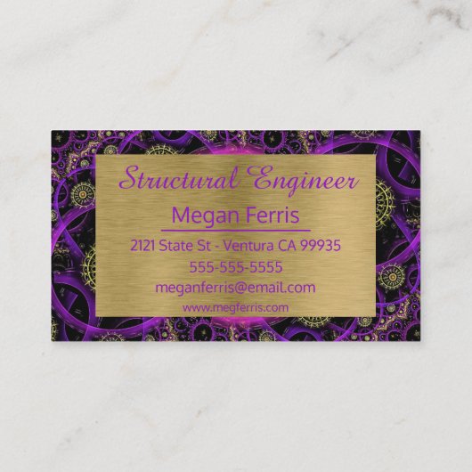 産業モダンカラフル名刺 名刺 (裏面)