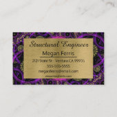 産業モダンカラフル名刺 名刺 (裏面)