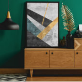 産業モダン幾何学芸術3 ポスター