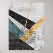 産業モダン幾何学芸術3 ポスター (正面)
