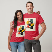 産業リズム抽象芸術芸術 Tシャツ (ユニセックス)