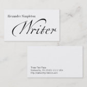 産業ローマ作家 名刺 (正面/裏面)