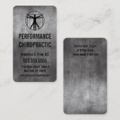 産業一見のカイロプラクティックのロゴの名刺 名刺 (正面/裏面)