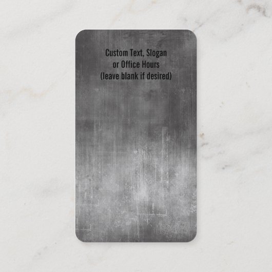 産業一見のカイロプラクティックのロゴの名刺 名刺 (裏面)