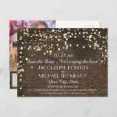 産業倉庫の都市ブリックのストリングライト 案内ポストカード (正面/裏面)