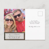 産業倉庫の都市ブリックのストリングライト 案内ポストカード (裏面)