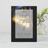 産業倉庫素朴エジソンライト結婚ズ 招待状 (スタンド正面)