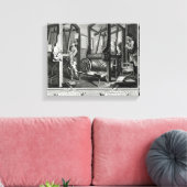 産業及び怠惰 キャンバスプリント (インサイチュ (リビング))