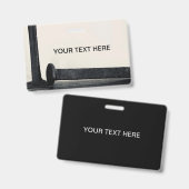 産業収芸術的集バッジ バッジ (正面＆裏面)