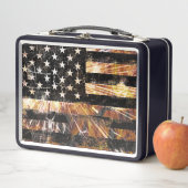 産業建築国旗の火花 メタルランチボックス (インサイチュ)