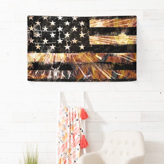 産業建築国旗の火花 横断幕 (インサイチュ)