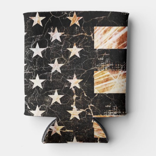 産業建築国旗 缶クーラー (正面)