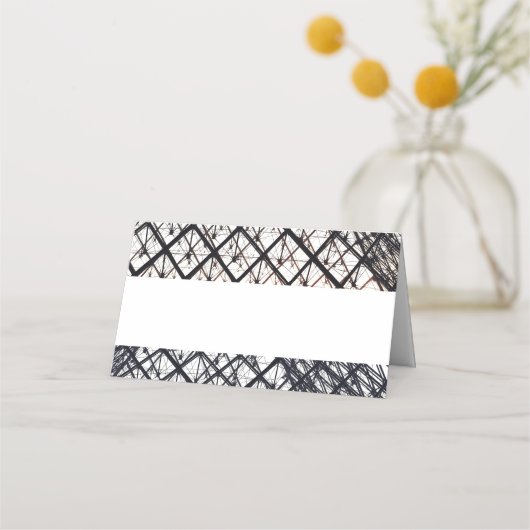 産業建築座席表 プレイスカード (正面)