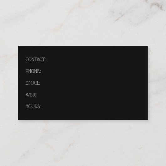 産業木工業を製粉する製材所木 名刺 (裏面)